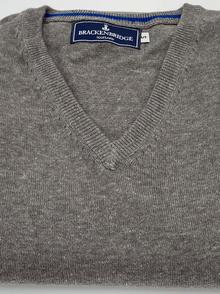 Stone grey cotton jersey - Brackenbridge
