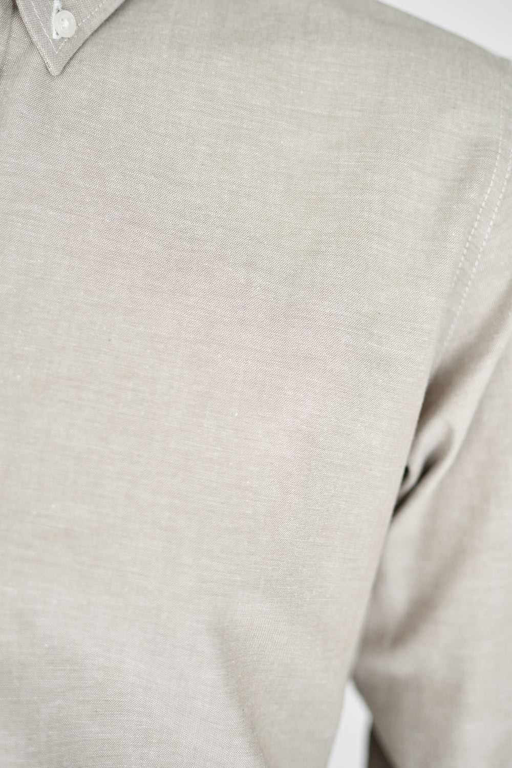 Camisa Oxford beige para hombre Brackenbridge, foto 2 de 3