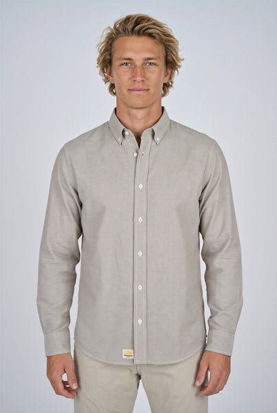 Camisa Oxford Beige