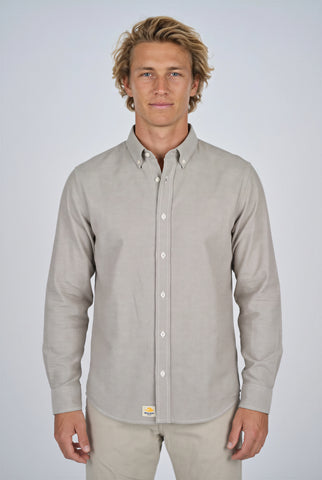 Camisa Oxford Beige