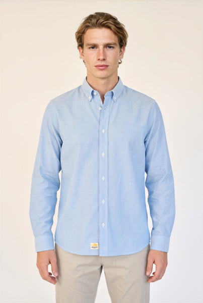 Camisa Oxford denim