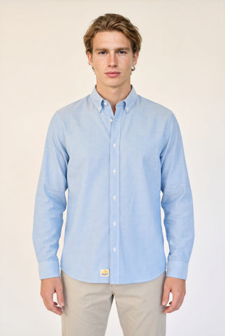 Camisa Oxford denim