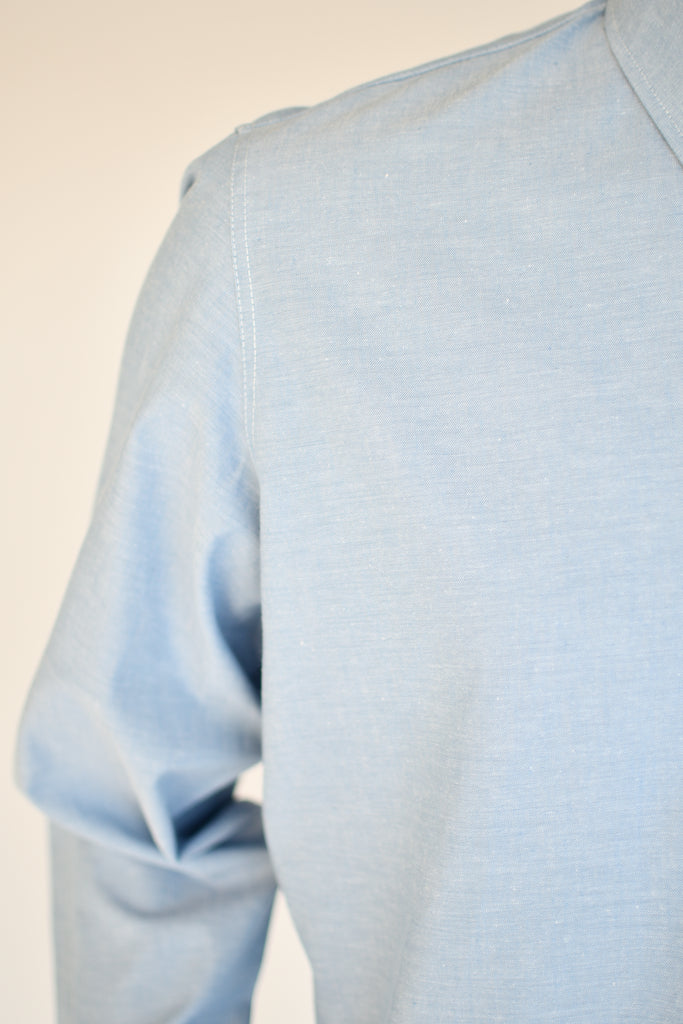 Camisa Oxford denim