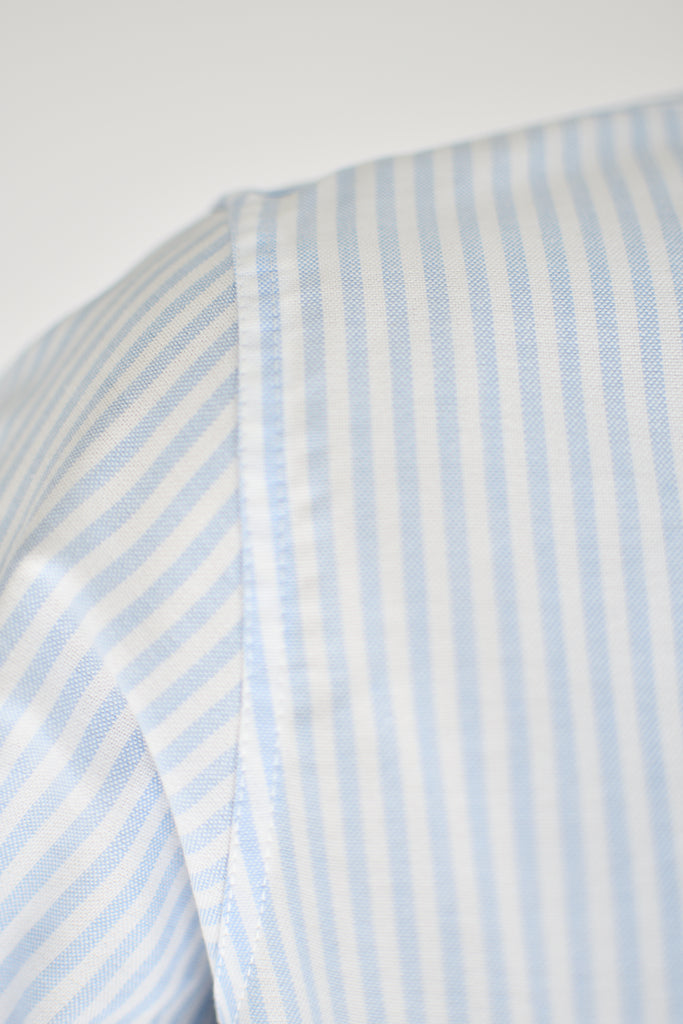 Camisa Oxford rayas azul