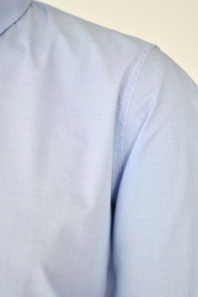 Camisa Popelin espiga azul