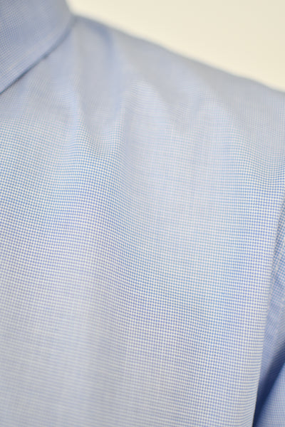 Camisa Popelin espiga azul
