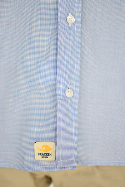 Camisa Popelin espiga azul