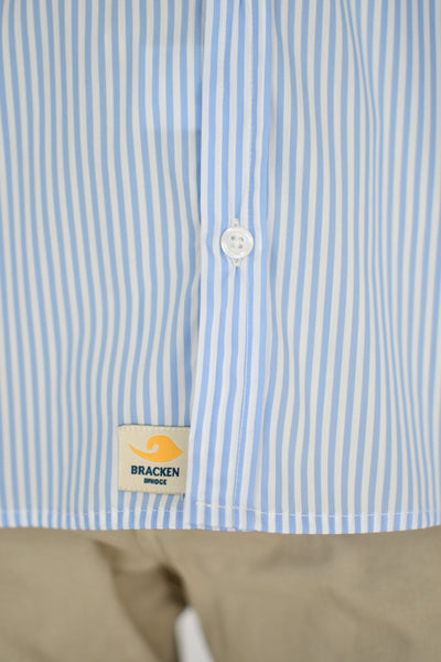 Camisa Popelin rayas azules