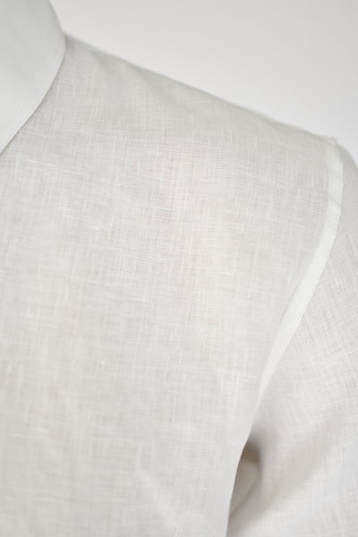 Camisa de lino blanca para hombre - Brackenbridge