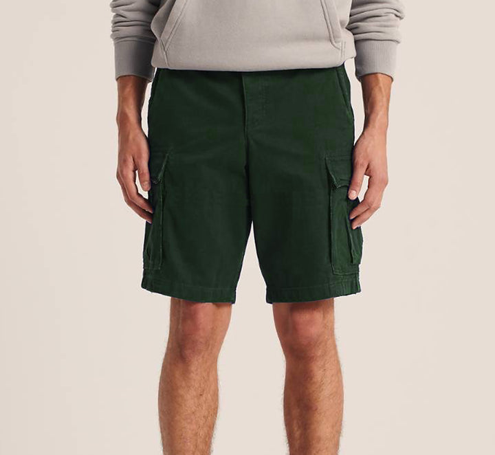 Bermudas con bolsillos Classic Fit bottle green - Brackenbridge