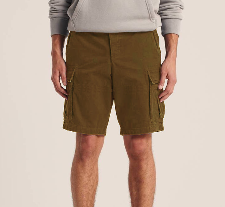 Bermudas con bolsillos Classic Fit camel - Brackenbridge