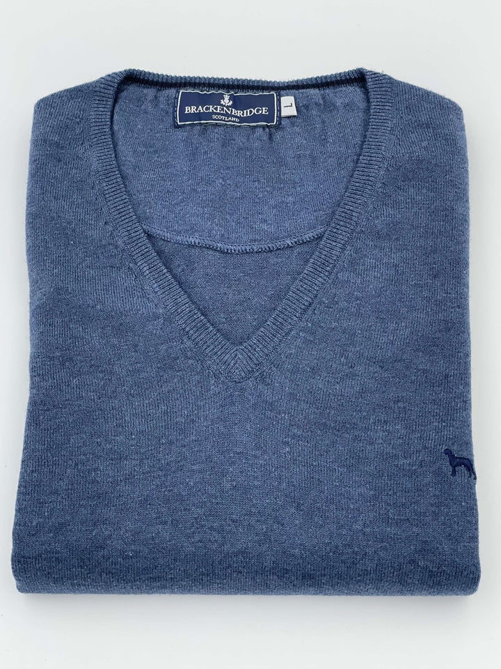 Yale blue cashmere jersey - Brackenbridge