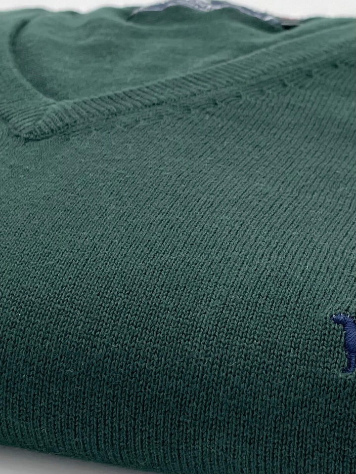 Bottle green cotton jersey - Brackenbridge