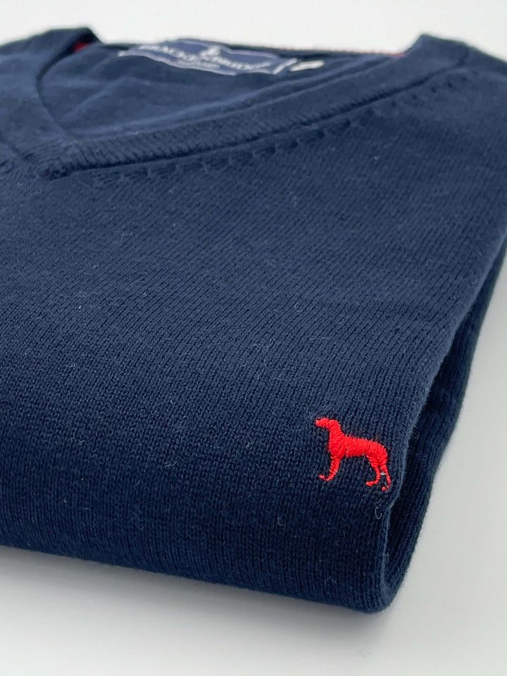 Navy cotton jersey - Brackenbridge