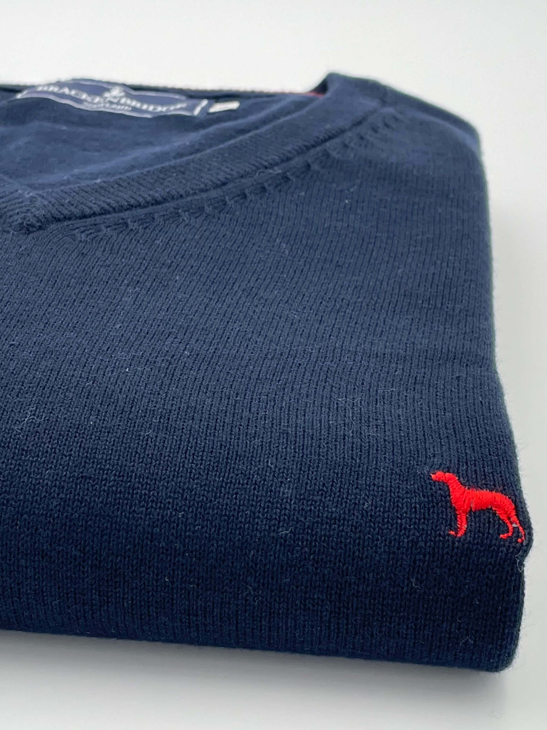 Navy cotton jersey - Bracken bridge