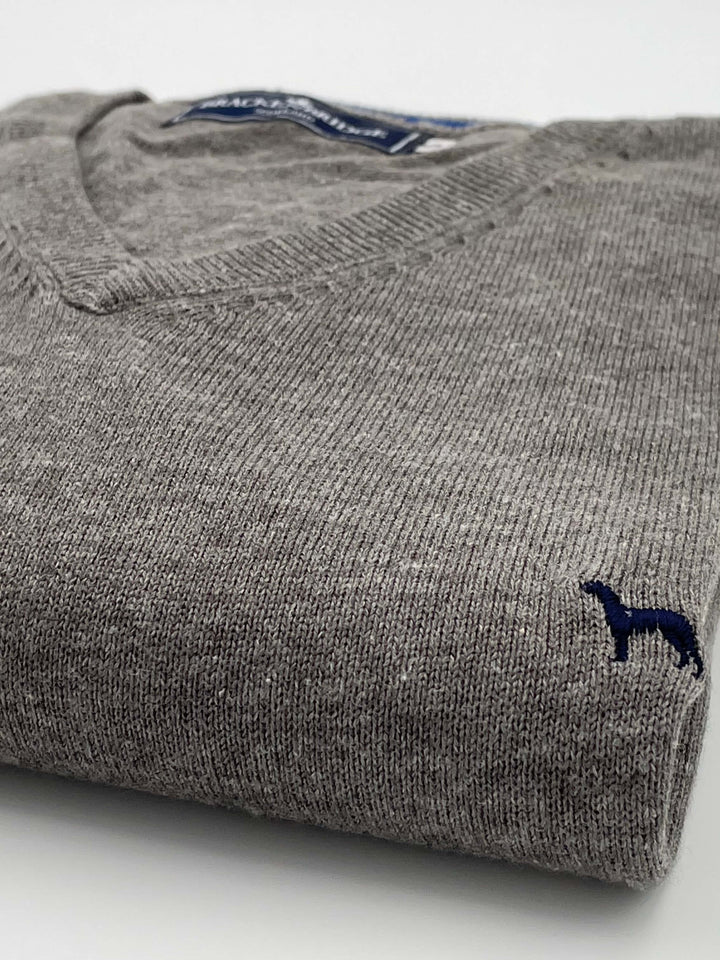 Stone grey cotton jersey - Brackenbridge