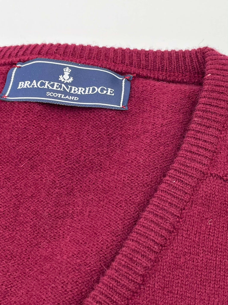 Bordeaux lambswool jersey - Brackenbridge
