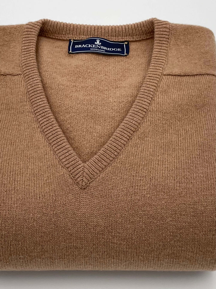 Beige lambswool jersey - Brackenbridge