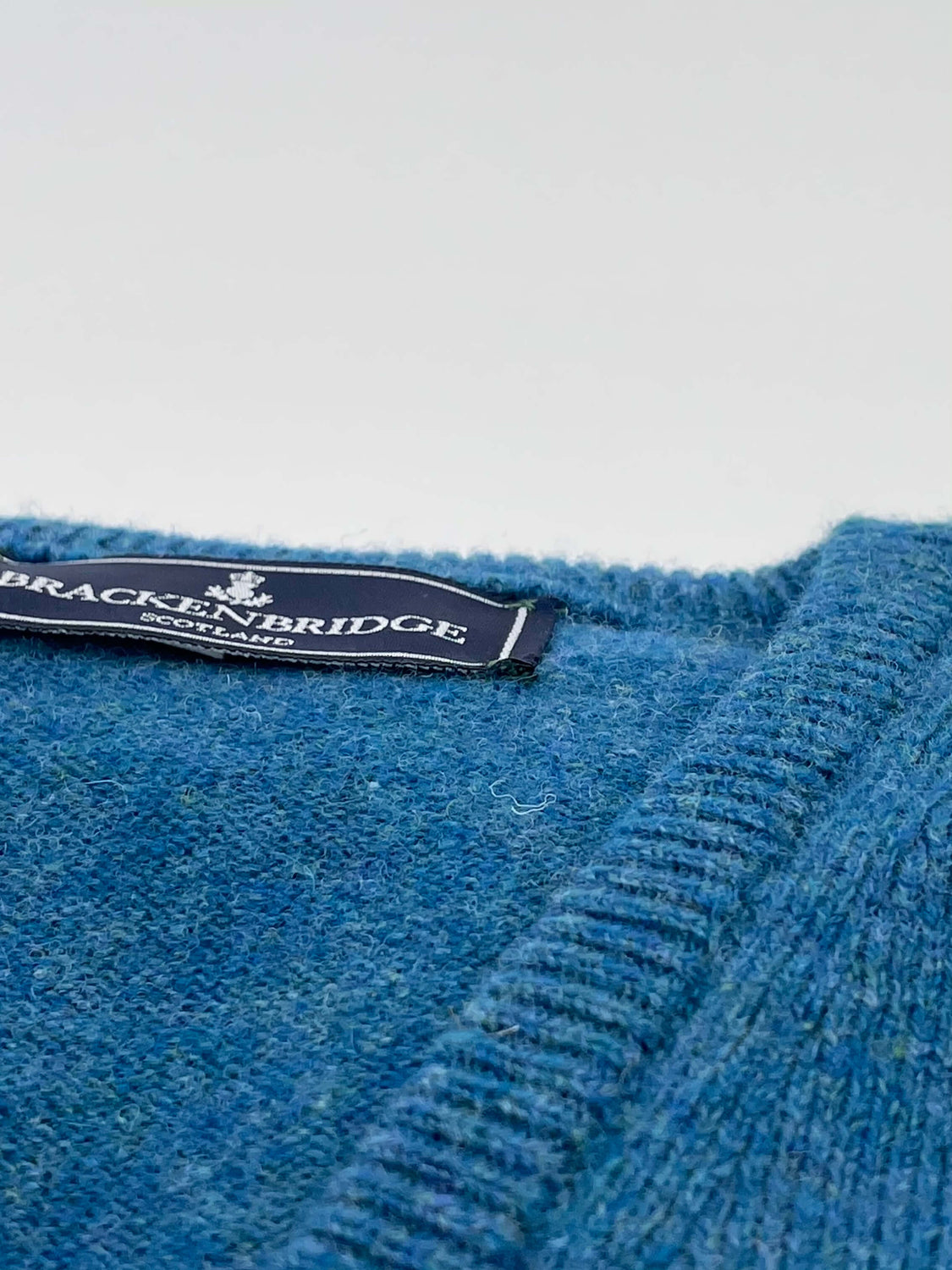 Windsor blue lambswool jersey - Bracken bridge