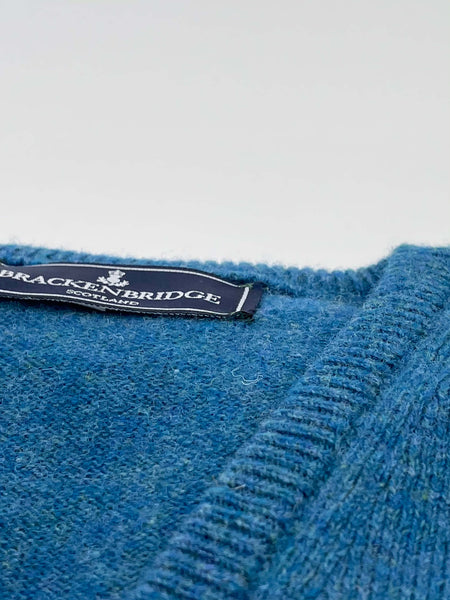 Windsor blue lambswool jersey - Brackenbridge