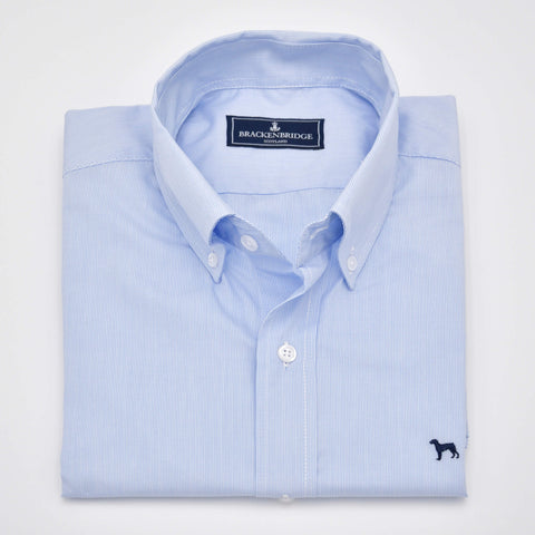 Camisa Popelin mil rayas azul Tain