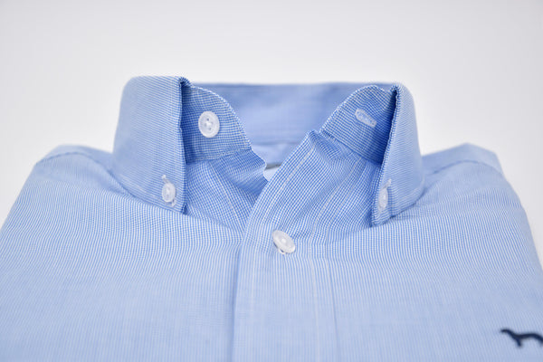 Camisa Popelin azul Plaid