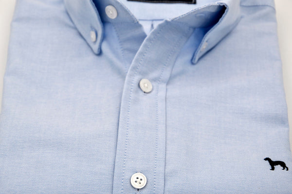 Camisa Oxford lisa azul - Brackenbridge