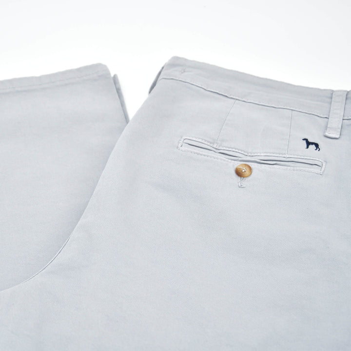 Pantalon chino homme en coton stretch – Gris
