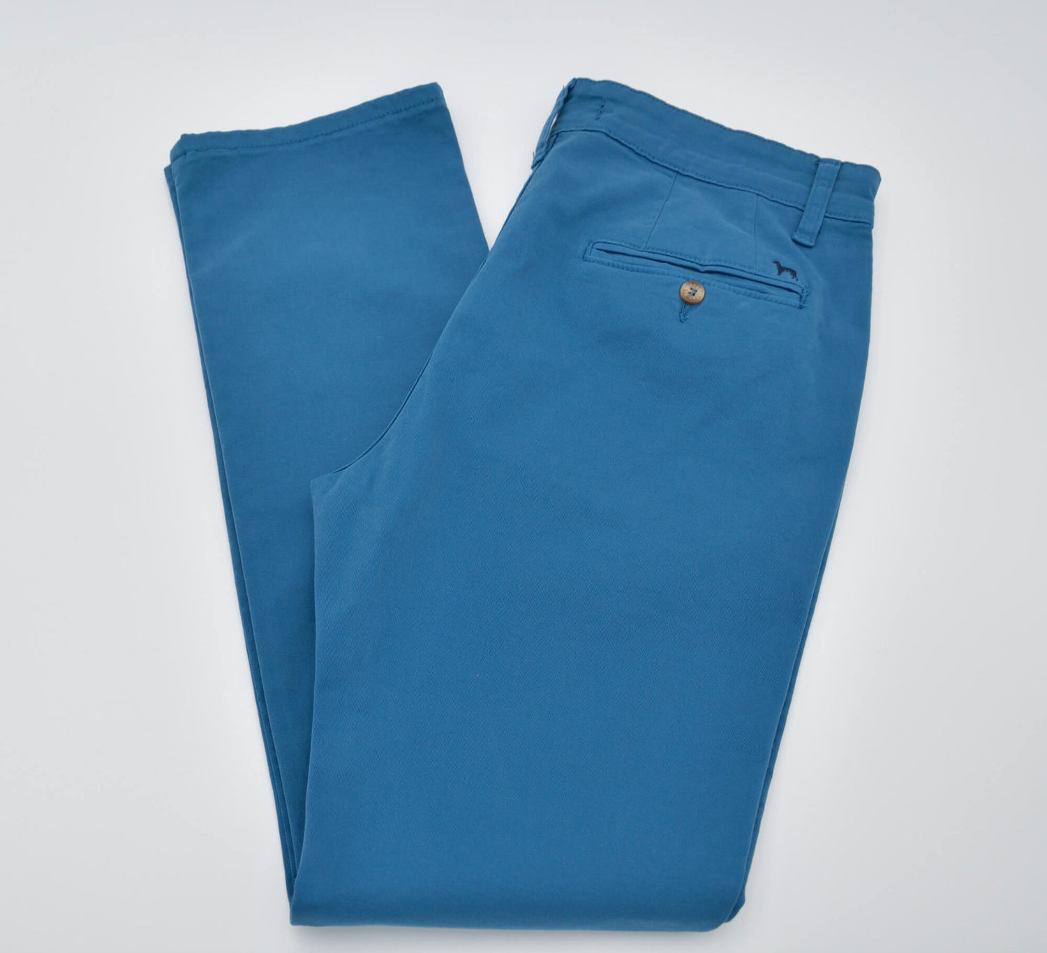 Pantalon chino homme en coton stretch – Bleu roi