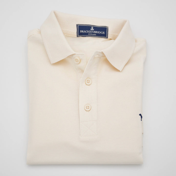 Polo homme en coton biologique – Beige