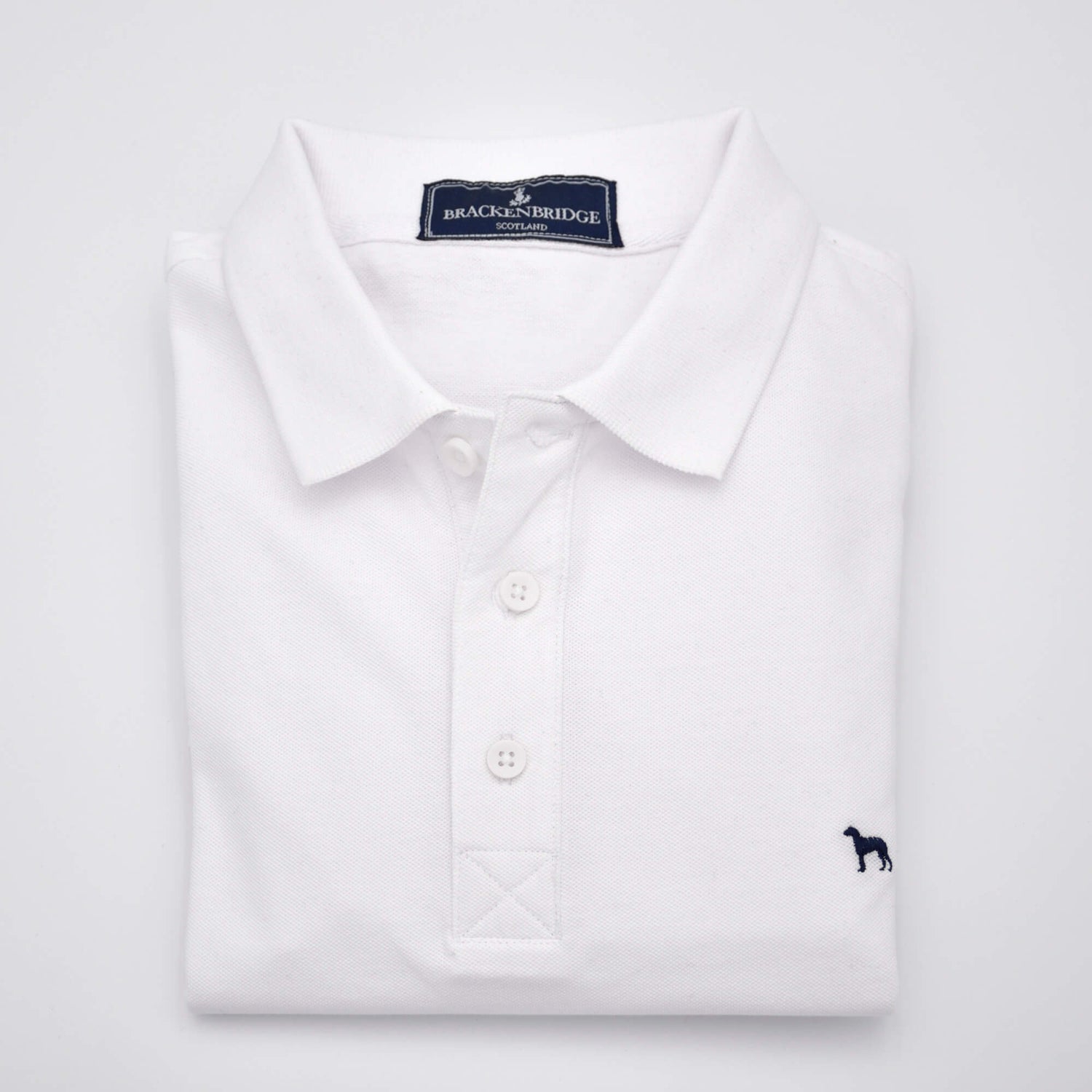 Polo hombre algodón blanco