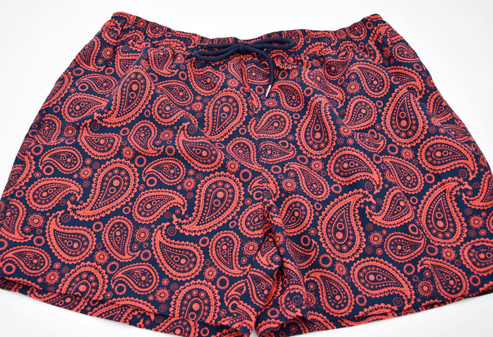 Bañador bermuda de estampado paramecios crimson - Brackenbridge