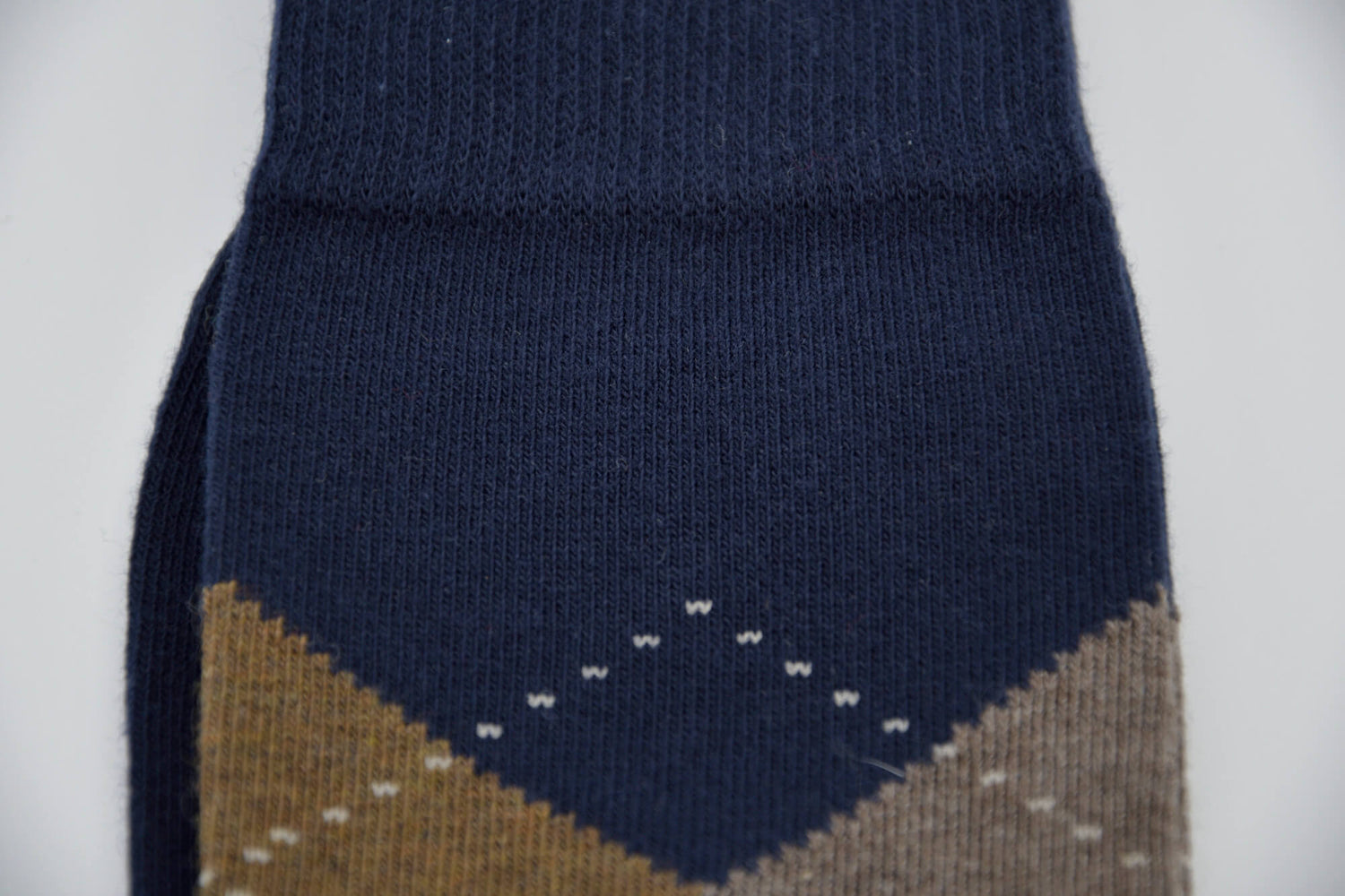 Calcetines de media caña rombos argyle blue - Brackenbridge