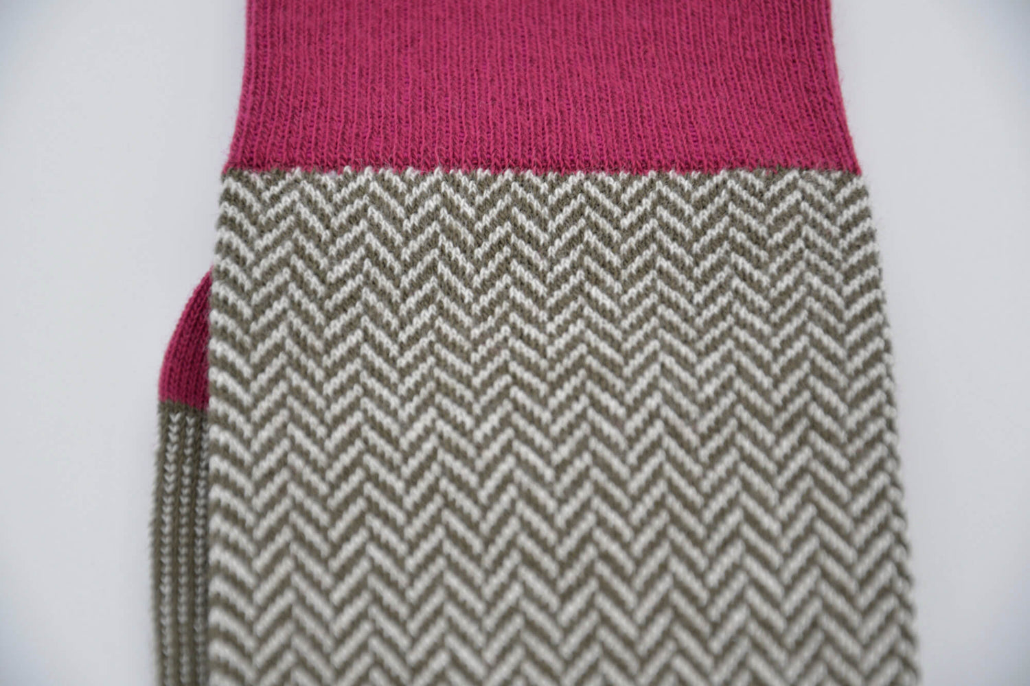 Calcetines de media caña espiga burgundy - Brackenbridge