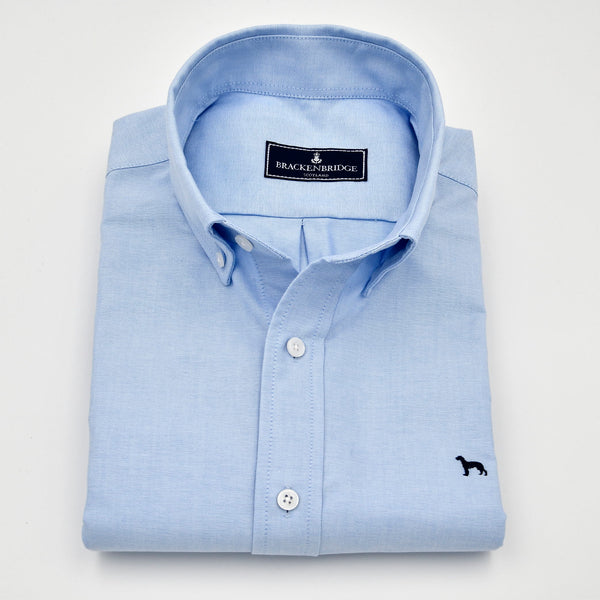 Camisa Oxford lisa azul - Brackenbridge