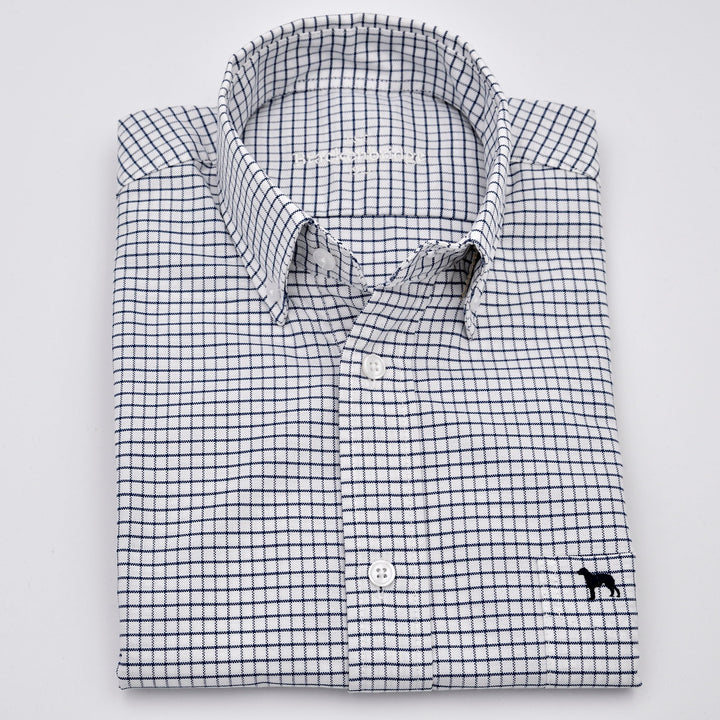 Camisa Oxford cuadro Marino - Brackenbridge